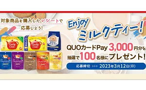 「QUOカード 3,000円」