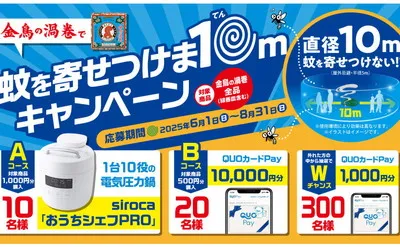 「siroca おうちシェフPRO」「QUOカードPay 10,000円分」