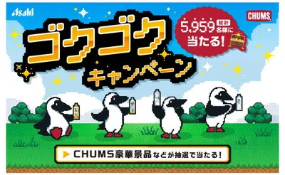 「CHUMS豪華景品（クーラーボックス・Ｔシャツ＆ボトルホルダー）」