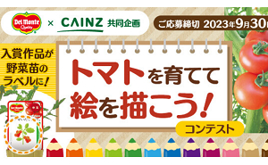 トマトを育てて絵を描こう！