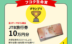 「旅行券10万円」