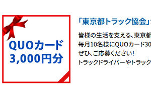 QUOカード3,000円分