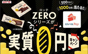 「選べる電子マネー500ポイント」1,000名様！