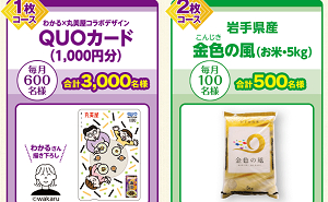 「わかるさんデザイン 丸美屋QUOカード1,000円」