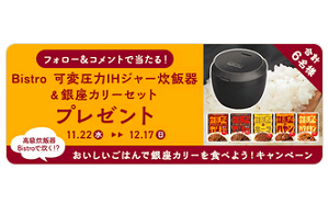 「Bistro 可変圧力ＩＨジャー炊飯器」「銀座カリー」
