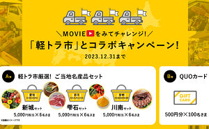 「ご当地名産品セット」「QUOカード」