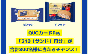 「QUOカードPay310（サンド）円」