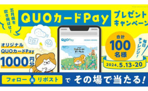 「QUOカードPay 1,000円分」