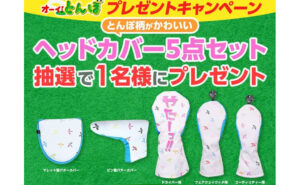 とんぼ柄がかわいいヘッドカバーの5点セット