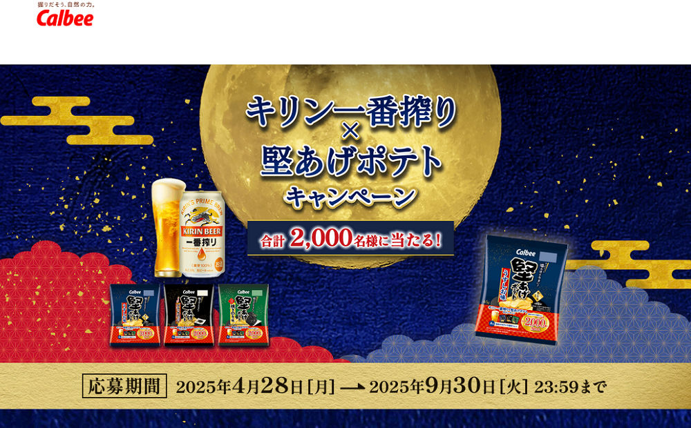 「堅あげポテトで乾杯！セット」「堅あげポテト焼きのり味」