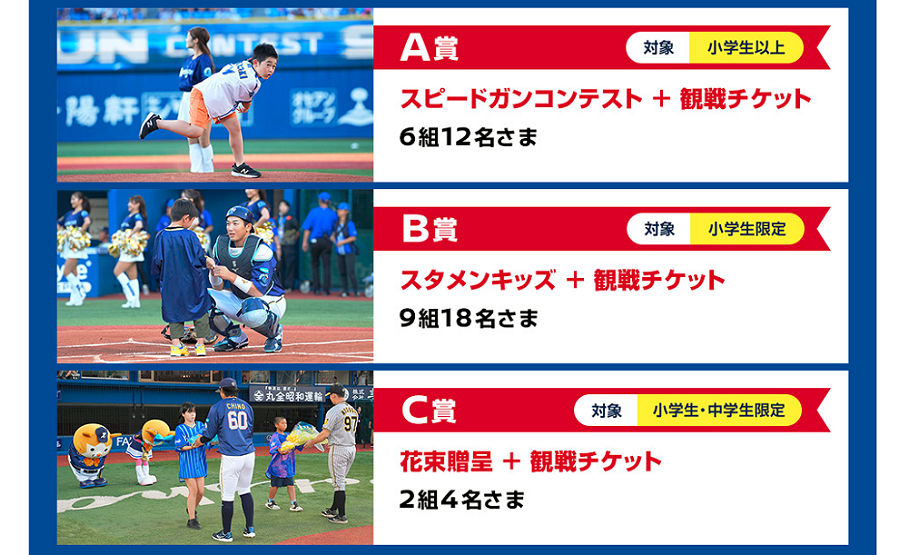 「 #やっちゃえベイスターズナイター 観戦チケット＆試合当日のグラウンドでの特別な体験」