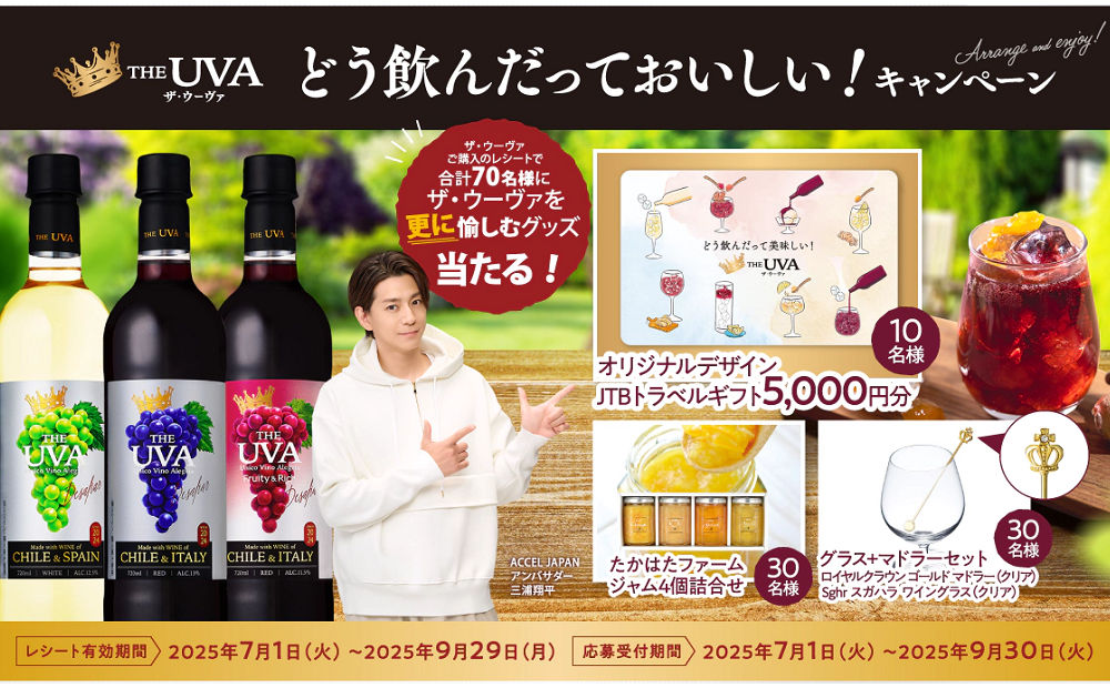 「UVA JTBトラベルギフト 5,000円分」