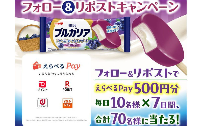「選べるデジタルポイント（500円分）」