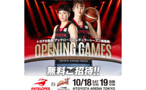女子バスケ「Wリーグ」観戦チケット