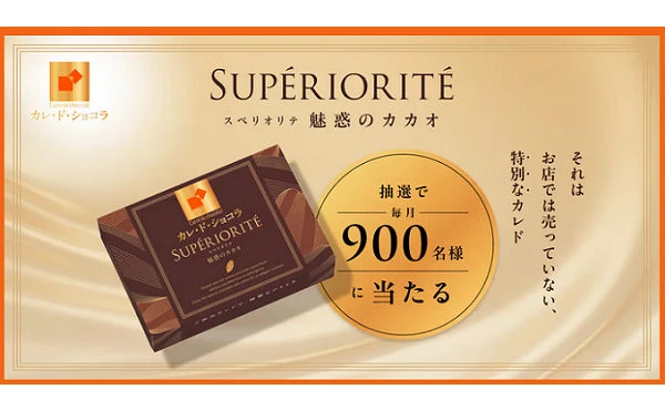 「特別なカレ・ド・ショコラ＜スペリオリテ＞」
