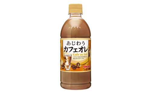 「あじわうカフェオレ 500mlPET」