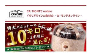 ロイソン社の特大パネットーネが当たる！年末キャンペーン！